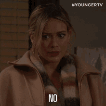No Kelsey Peters GIF - No Kelsey Peters Younger GIFs
