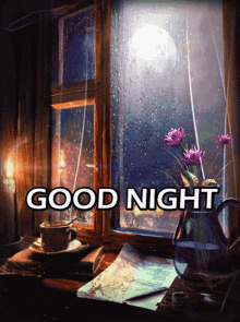 Good Night Rainy Night GIF - Good Night Rainy Night Raining GIFs