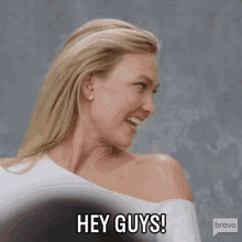 Hey Guys Karlie Kloss GIF - Hey Guys Karlie Kloss Project Runway GIFs