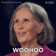 Woohoo Lucielle GIF - Woohoo Lucielle Family Feud Canada GIFs