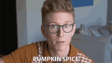 Pumpkin Spice Excited GIF
