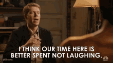 Lets Not Laugh Waste Time GIF - Lets Not Laugh Waste Time Annoyed GIFs