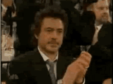 Clapping Robert Downey Jr GIF - Clapping Robert Downey Jr Applause GIFs