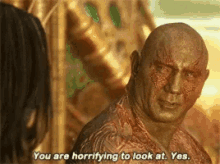 Drax You Are GIF - Drax You Are Horrified GIFs