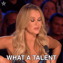 What A Talent Amanda Holden GIF - What A Talent Amanda Holden Britain'S Got Talent GIFs