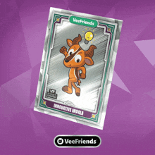a veefriends card with innovative impala written on it