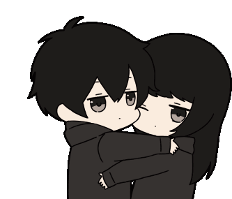 Anime Anime Hug Sticker - Anime Anime Hug Anime Boy Stickers