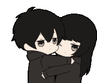 Anime Anime Hug Sticker - Anime Anime Hug Anime Boy Stickers
