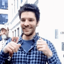 colin morgan thumbs up approved