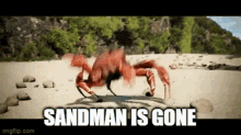 sandmanisgone sandman crab