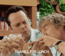 Thanks For Lunch GIF - Thanks For Lunch Owen Wilson Vince Vaughn GIFs