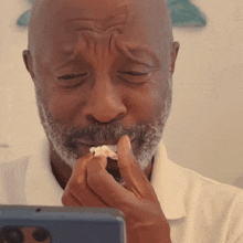 Smiling At The Phone Jessay Martin GIF - Smiling At The Phone Jessay Martin Oldgays GIFs