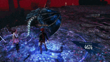 a screenshot of a video game shows a light coming out of a person 's hand