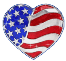 heart sparkles heart american flag heart usa usa flag heart