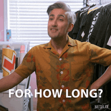 For How Long Tan GIF - For How Long Tan Queer Eye GIFs