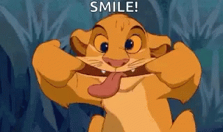 Smile Funny Face GIF - Smile Funny Face Simba GIFs