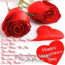 Long Distance Happy Valentines Day GIF - Long Distance Happy Valentines Day Roses GIFs