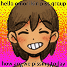 Kel Omori Happy GIF - Kel Omori Happy Omori Kin Piss Group GIFs