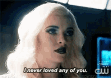 Killer Frost The Flash GIF - Killer Frost The Flash I Never Loved Any Of You GIFs