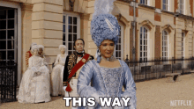 This Way Queen Charlotte GIF - This Way Queen Charlotte Golda Rosheuvel GIFs
