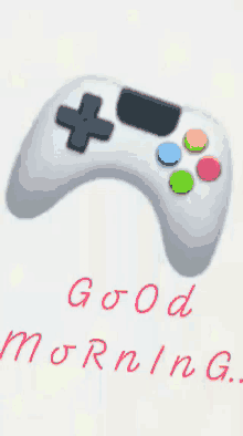 Good Morning Joystick GIF - Good Morning Joystick Video Game GIFs