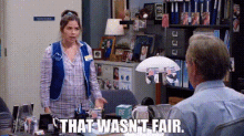 Superstore Amy Sosa GIF - Superstore Amy Sosa That Wasnt Fair GIFs