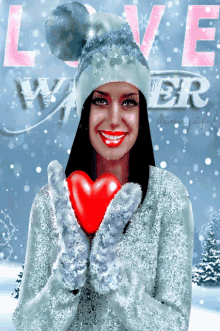 love love you heart love winter winter love
