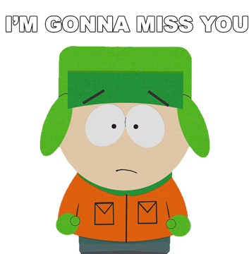Im Gonna Miss You Kyle Broflovski Sticker - Im Gonna Miss You Kyle Broflovski South Park Stickers