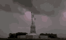 Statue Of Liberty Lightning GIF - Statue Of Liberty Lightning 2020 GIFs