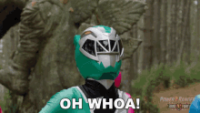 Oh Whoa Izzy Garcia GIF - Oh Whoa Izzy Garcia The Green Dino Fury Ranger GIFs