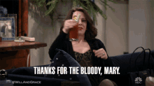 thanks for the bloody mary thank you appreciate you cheers cocktail
