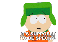 Its Supposed To Be Special Kyle Broflovski Sticker - Its Supposed To Be Special Kyle Broflovski South Park Stickers