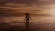 Sora In The Ocean Looking Around Kingdom Hearts GIF - Sora In The Ocean Looking Around Kingdom Hearts Sora GIFs