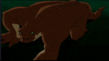 a cartoon of a dinosaur with the words well i fight to win