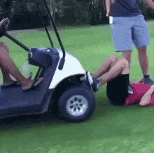 lunacy crazy drinking golf cart skills
