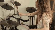 Playing Drums Bradley Hall GIF - Playing Drums Bradley Hall Performing GIFs