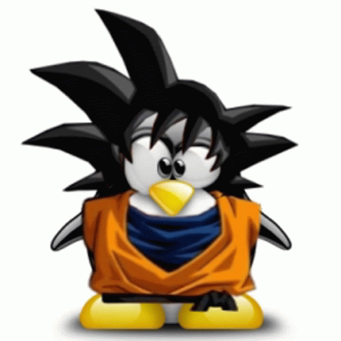 Goku Penguin Swag Sticker - Goku Penguin Swag Drip - Discover & Share GIFs