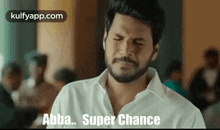 Abba....Super Chance.Gif GIF - Abba....Super Chance Reactions Sundeep Kishan GIFs