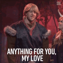 anything for you my love jj watt kristoff saturday night live anything for you