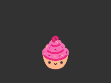 Cupcake Happy GIF - Cupcake Happy Hop GIFs