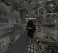 a screenshot of a video game shows a person named rain