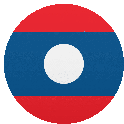 Laos Flags Sticker - Laos Flags Joypixels Stickers