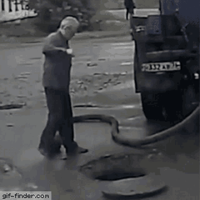 person falling over gif