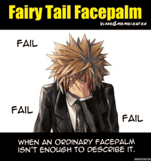 Fail Fairy Tail GIF - Fail Fairy Tail Anime GIFs