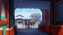 Nijigasaki Shrine GIF - Nijigasaki Shrine Standing At The Holy Land GIFs