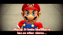 Smg4 Mario GIF - Smg4 Mario It Looks Like Mario Has No Other Choice GIFs