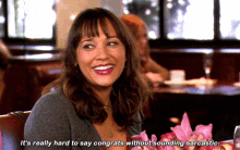 Parks And Rec Ann Perkins GIF - Parks And Rec Ann Perkins Its Really Hard To Say Congrats GIFs
