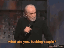 George Carlin Stand Up Comedian GIF
