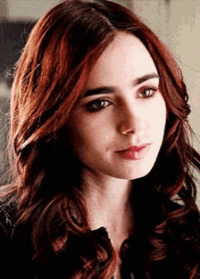 Lilly Collins GIF - Lilly Collins Look Down GIFs