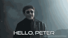 Hello Peter Otto Octavius GIF - Hello Peter Otto Octavius Doctor Octopus GIFs